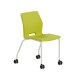 SILLA POLIPROPILENO RUEDAS SLIM-R